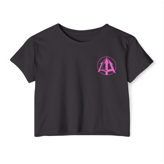 Legacy - Women's Crop Top - Pink logo