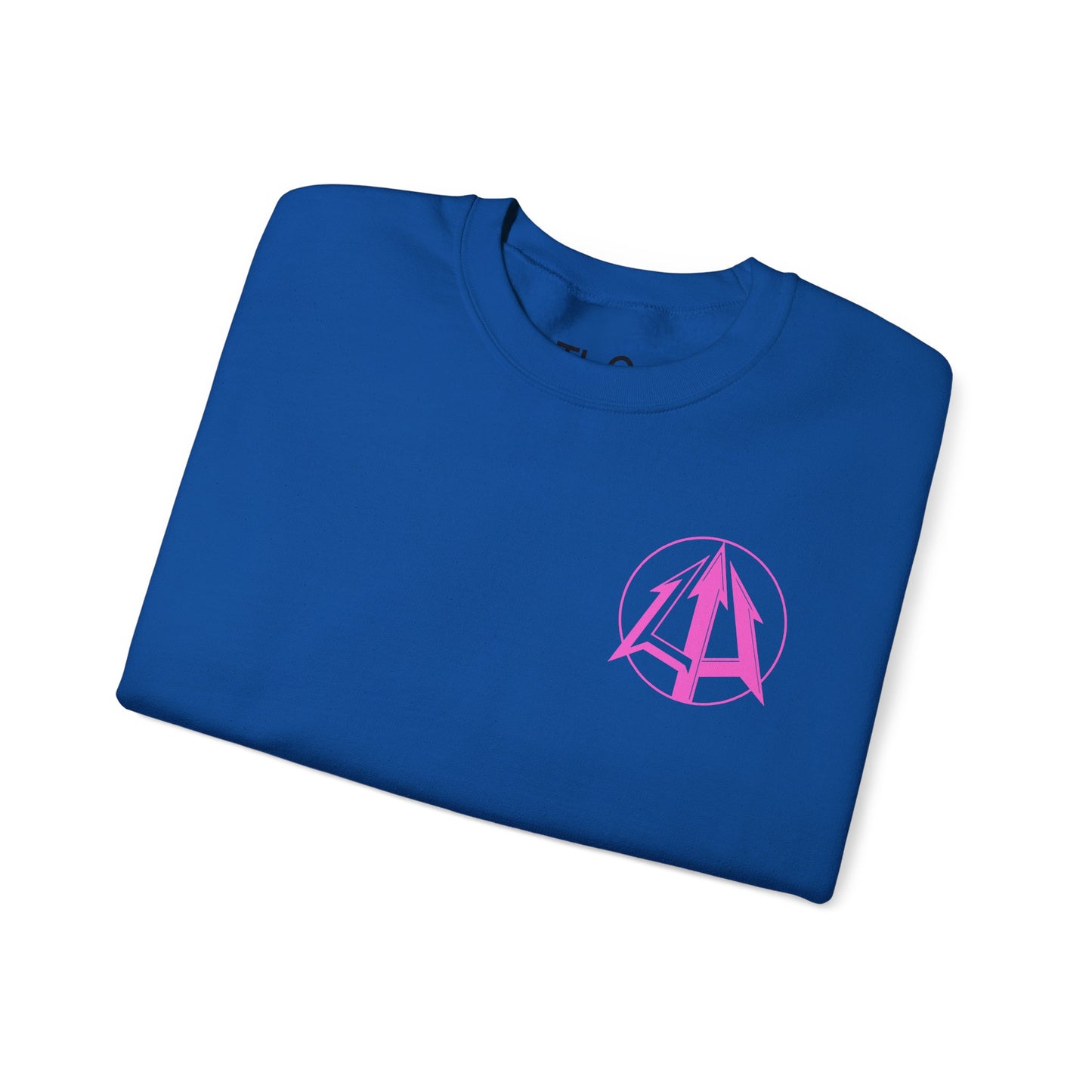 Legacy - Unisex Heavy Blend™ Crewneck Sweatshirt - Pink logo