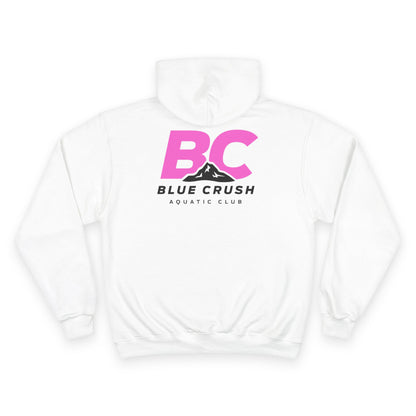 Blue Crush - Champion Hoodie - Pink logo