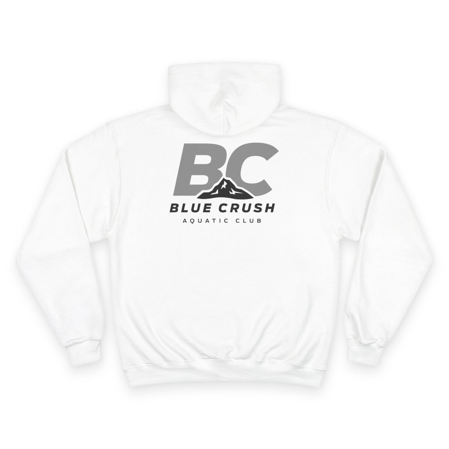 Blue Crush - Champion Hoodie - Gray logo