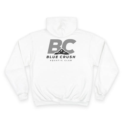 Blue Crush - Champion Hoodie - Gray logo