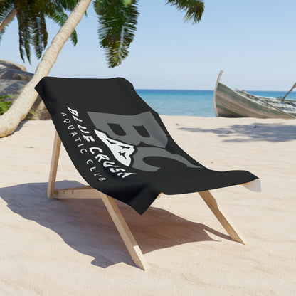 Blue Crush - Beach Towel - Black w/Gray & White logo