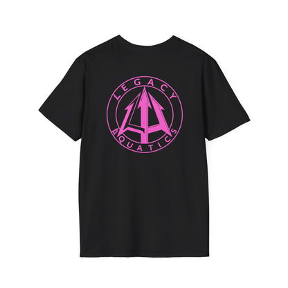 Legacy - Unisex Softstyle T-Shirt - Pink logo