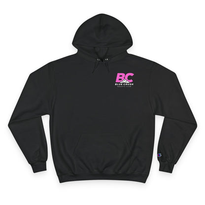 Blue Crush - Champion Hoodie - Pink logo