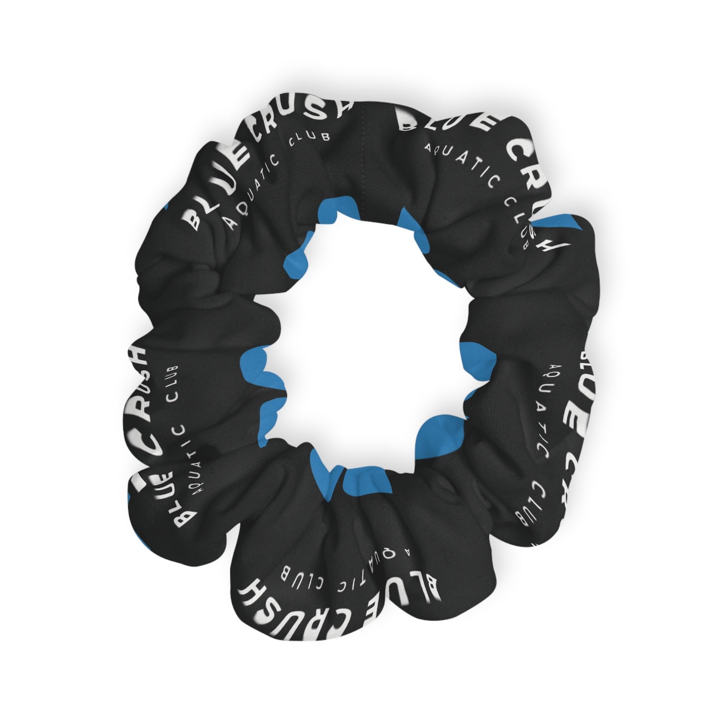 Blue Crush Aquatic Club Scrunchie