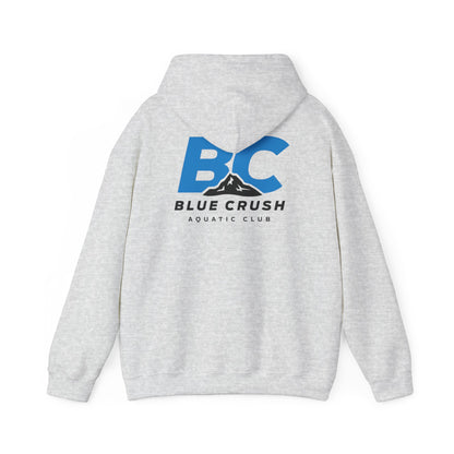 Blue Crush - Unisex Heavy Blend Hoodie - Blue Logo