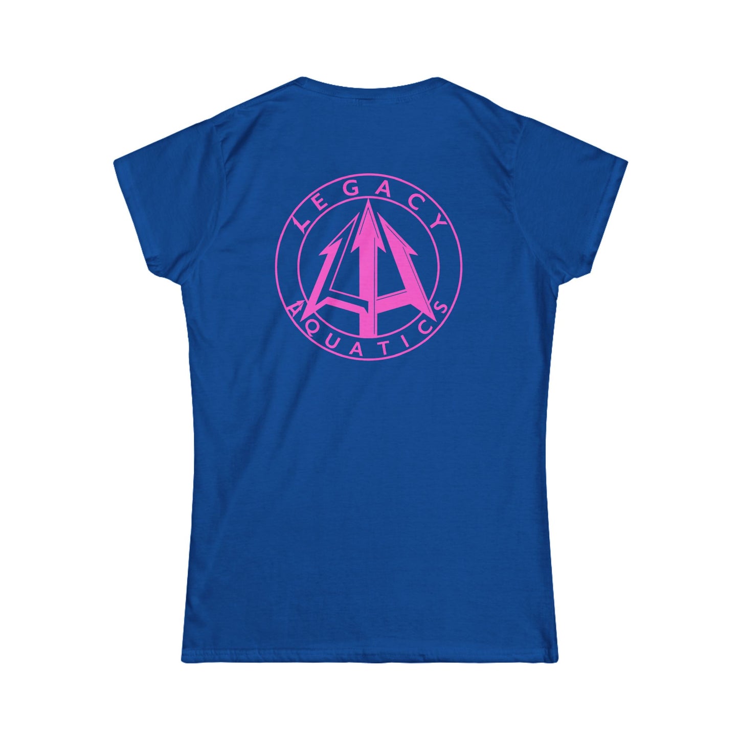 Legacy - Women's Softstyle Tee - Pink logo