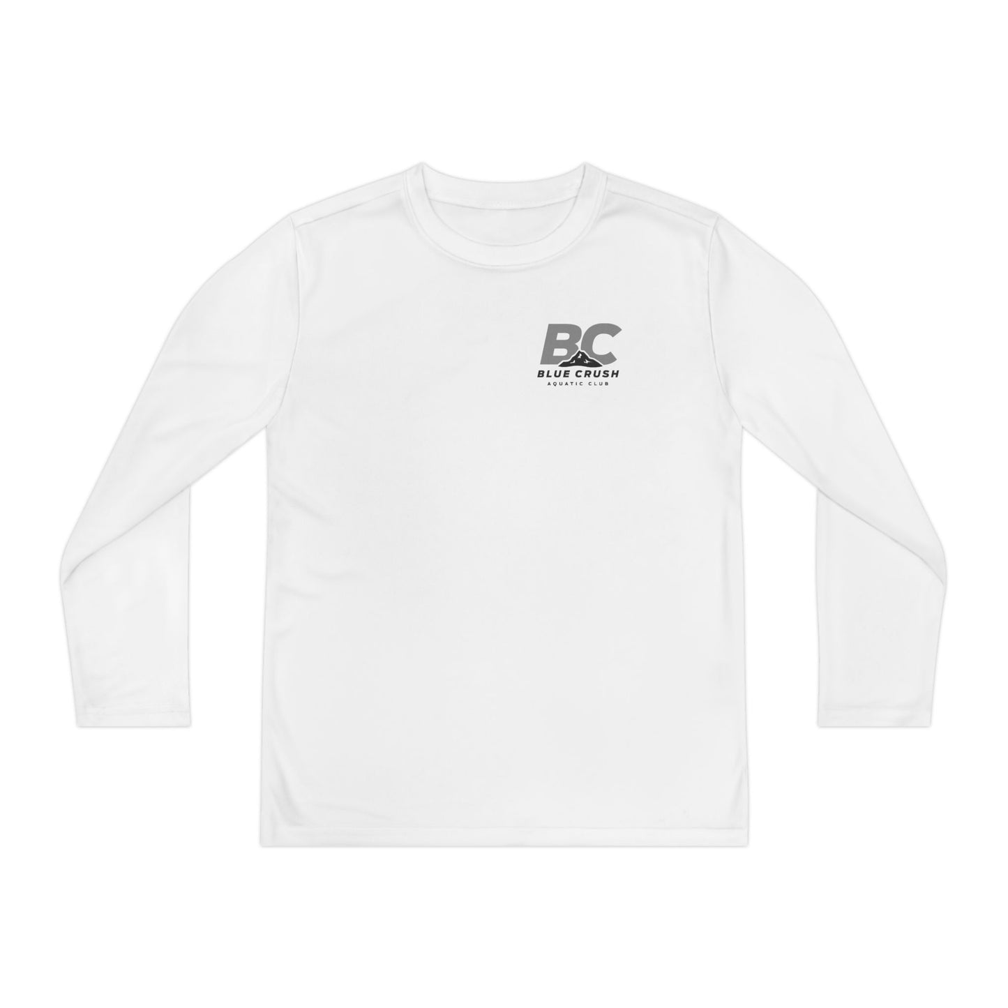 Blue Crush - Youth Long Sleeve Tee - Gray logo