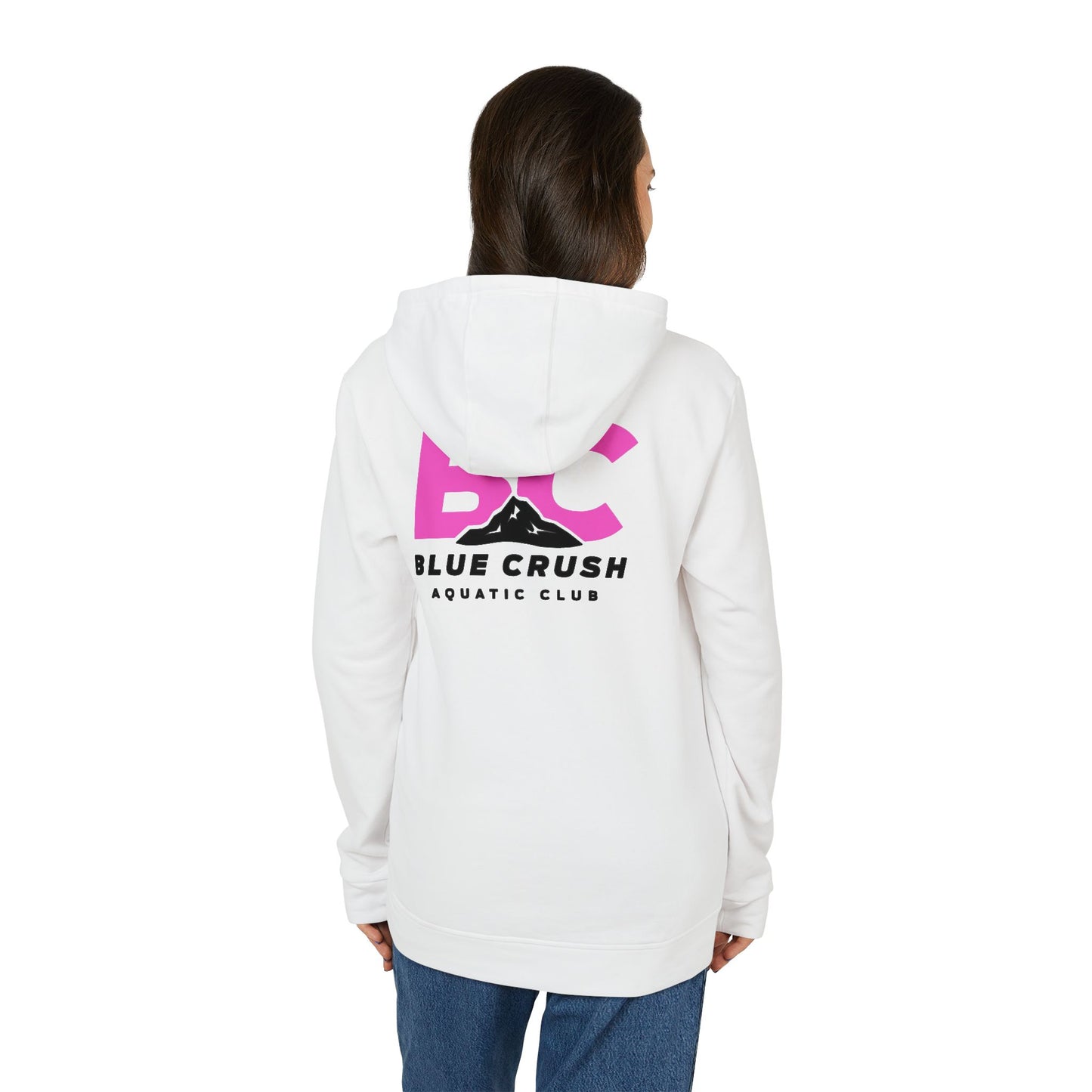 Blue Crush - Adidas Unisex Hoodie - Pink logo