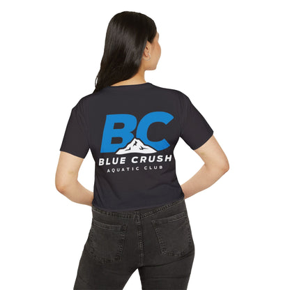 Blue Crush - Women's Crop Top - Blue logo