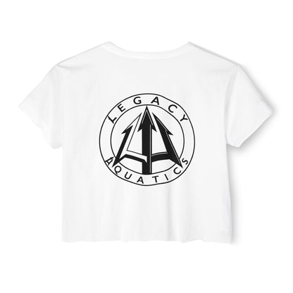 Legacy - Women's Crop Top - Black logo