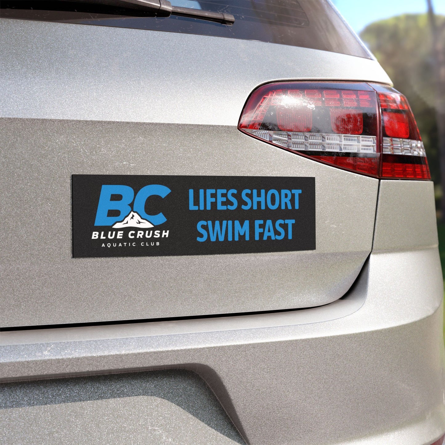 Blue Crush - Car Magnet - 'Life's Short, Swim Fast'